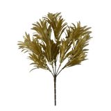 nettenevime Yapay Çiçek Altın Gold Renk Podocarpus Demeti 5 dal Garnitür Aradal Dekoratif Yapay Bitki