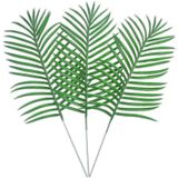 nettenevime Yapay Çiçek Areka Yaprağı 3 ADET Yapay Yaprak Plastik Palmiye Yaprağı