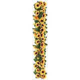 nettenevime Yapay Çiçek Ay Çiçeği Tak Organizasyon Nişan Düğün Dekor Çiçeği Süsleme Tag 25x150cm