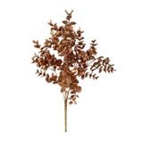 Nettenevime Yapay Çiçek Bakır Bronz Renk Okaliptus Şimşir Demeti Garnitür Aradal Dekoratif Yapay Bitki 35cm