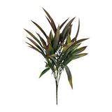 Nettenevime Yapay Çiçek Bambu Grass Kahverengi 40cm Demet Garnitür Aradal Dekoratif Yapay Bitki Yeşil