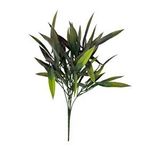 Nettenevime Yapay Çiçek Bambu Grass Koyu Yeşil 40cm Demet Garnitür Aradal Dekoratif Yapay Bitki