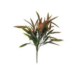 Nettenevime Yapay Çiçek Bambu Grass Turuncu 40cm Demet Garnitür Aradal Dekoratif Yapay Bitki