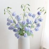 Nettenevime Yapay Çiçek Çan Çiçeği Mavi 85CM Tek Dal Kumaş Çiçek Uzun Dal