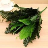 Nettenevime Yapay Çiçek Cycas Aşk Merdiveni Eğrelti Otu Sıkas Bitkisi 18 Yaprak 40*50 Cm Yapay Bitki