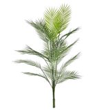nettenevime Yapay Çiçek Dal Areka Palmiye 20 Yaprak 130 cm Salon Çiçeği Yapay Bitki