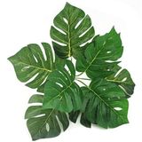 nettenevime Yapay Çiçek Demet Monstera 35cm 9 Dal Yapay Bitki