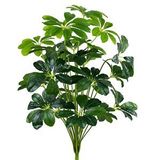 Nettenevime Yapay Çiçek Demet Şeflera Bitkisi 18dal 75cm Salon Çiçeği Yapay Bitki Pachira Macrocarpa Renksiz