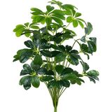 nettenevime Yapay Çiçek Demet Şeflera Bitkisi 18Dal 75cm Salon Çiçeği Yapay Bitki Pachira Macrocarpa