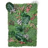 nettenevime Yapay Çiçek Duvar Kaplama 1M2 120*80 CM Panel Şimşir Dik Duvar Uygulama