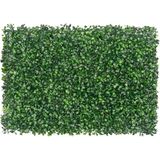 nettenevime Yapay Çiçek Duvar Kaplama Panel Şimşir Tabaka 40x60 cm Yeşil Dik Duvar Uygulama