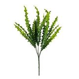Nettenevime Yapay Çiçek Kıvırcık Saz Yeşil 5 Dallı 40*20cm Aradal Garnitür Çiçek Renksiz