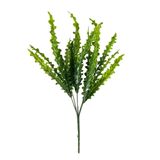 nettenevime Yapay Çiçek Kıvırcık Saz Yeşil 5 Dallı 40*20cm Aradal Garnitür Çiçek