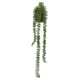 nettenevime Yapay Çiçek Kütük Saksıda Sarkan String 3 Dallı 55cm Sarkan Çiçek