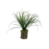 nettenevime Yapay Çiçek Kütük Saksıda Saz Otu 35cm Dekoratif Masa Çiçeği 40*20cm