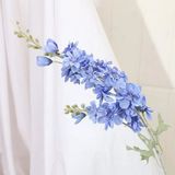 Nettenevime Yapay Çiçek Mavi Sümbül Tek Dal Tomurcuklu 85*15cm Kumaş Çiçek Uzun Dal