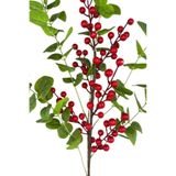 Nettenevime Yapay Çiçek Okaliptus Ve Kokina 90cm Uzun Dal