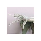 Nettenevime Yapay Çiçek Pastel Karlı Okaliptus 48Cm 5Dallı Uzun Dal Eucalyptus