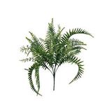 Nettenevime Yapay Çiçek Plastik Cycas Aşk Merdiveni Eğrelti Otu Sıkas Bitkisi 18yaprak 50*50cm Yapay Bitki Yeşil