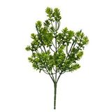 Nettenevime Yapay Çiçek Plastik Demet Yeşil Mini Lotus Demeti Garnitür Aradal Dekoratif Yapay Bitki Renksiz