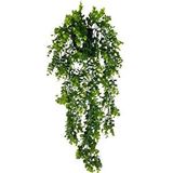 Nettenevime Yapay Çiçek Saksıda Sarkan Şimşir Okaliptus Yapay Sarmaşık 60cm Renksiz