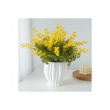 Nettenevime Yapay Çiçek Sarı Mimoza Demeti 5 Dallı 38CM Mimosa Yapay Bitki