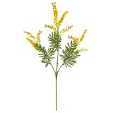 nettenevime Yapay Çiçek Sarı Mimoza Uzun Dal 75cm 3Dallı Minosa Yapay Bitki