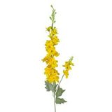 Nettenevime Yapay Çiçek Sarı Sümbül Tek Dal Tomurcuklu 85*15cm Kumaş Çiçek Uzun Dal