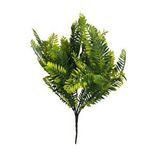 Nettenevime Yapay Çiçek Sarı Yeşil Renk Fern Demet Garnitür Aradal Dekoratif Yapay Bitki