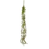 nettenevime Yapay Çiçek Sarkan Kahverengi Detaylı String Okaliptus Skulent 70cm 5Dal