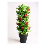 Nettenevime Yapay Çiçek Siyah Saksıda Kokinalı Yeşil Şimşir Ağacı 70*30cm