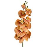 Nettenevime Yapay Çiçek Somon Rengi Islak Orkide Uzun Dal 90 Cm Orkide Pembe