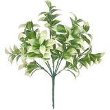 nettenevime Yapay Çiçek Yeşilbeyaz Limon Yaprağı Demet Şimşir Demeti Garnitür Aradal Dekoratif Yapay Bitki