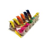 nettenevime Yapay Karışık Renkli Kuş Serçe 9cm 12adet li Kutu