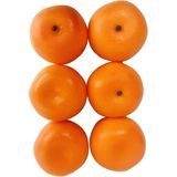 Nettenevime Yapay Mandalina 6'lı Paket Yapay Meyve