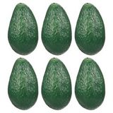 Nettenevime Yapay Meyve Avokado Fake Fruit 6 Lı Paket Renksiz