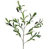 Nettenevime Yapay Zeytin Dalı Uzun Dallı 90cm Yapay Çiçek Artificial Oil Tree Yeşil