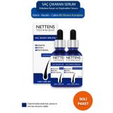 Nettens Hair Saç Bakım Serumu 2'li Saç Bakım Seti Saç Dökülmesine Karşı Saç Çıkaran Gürleştirici Losyon