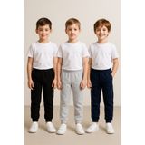 NETTENSTORE Erkek çocuk Oversize Basic Eşofman Altı Siyah