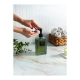 netteucuzluk 500 ml Tezgah Üstü Cam Sıvı Sabunluk Deterjanlık Mutfak Banyo (2 Adet Etiket)
