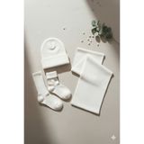 nettofit Soft Ekru Kışlık Yün Atkı Bere Çorap Seti