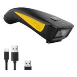 NETUM C750 Kablosuz Barkod Okuyucu Bluetooth Uyumlu, Küçük Cep USB 1D 2D Envanter için QR Kod Tarayıcı, Tablet iPhone iPad Android iOS PC POS için Barkod Görüntü Okuyucu