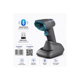 NETUM Symble AK-T300BT 2D 1D QR Bluetooth Kablosuz Standlı Barkod Okuyucu Bluetooth USB 2.4G Şarjlı