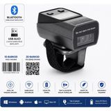 Netum Symble XB-RS40 2d 1d Qr Yüzük Bluetooth Kablosuz Barkod Okuyucu - bluetooth - usb alıcı - Gri