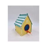 NETWORK ART Ahşap Kuş Yuvası Evi Boyanabilir (Etkinlik İçin) 14 Cm X 10 Cm X 10 Cm