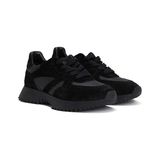 Network Black Women's Suede Casual Sneakers - Siyah