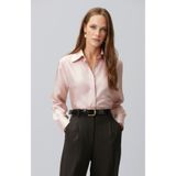 Network Limited Pembe İpek Twill Gömlek