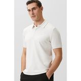 Network Off-White Basic Polo Modal T-Shirt - Ekru