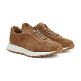Network Sand Men's Leather Sneakers - Kum Rengi