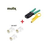 Network Set Cat5 Rj45+ Rj45 Sıkma Ağ Pensesi + Kablo Soyucu